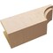 Ekena Millwork 6in. W x 8in. H x 20in. L Rivera Woodgrain TimberThane Rafter Tail, Primed Tan RFTUR06X08X20RIVRCPR - alternate 2
